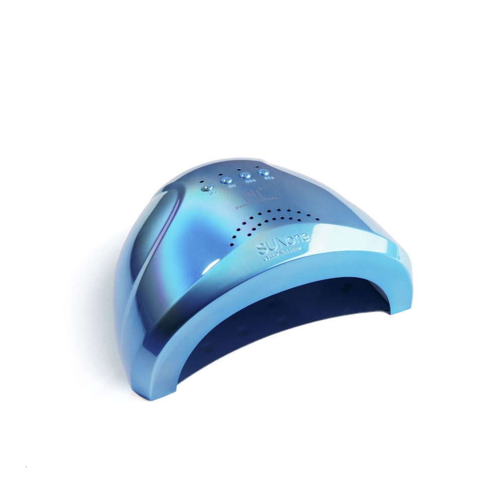 UV LED-лампа TNL 48 W - "Shiny" перламутрово-голубая