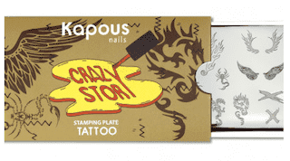 Tatoo, пластина для стемпинга "Crazy story", арт. 2371