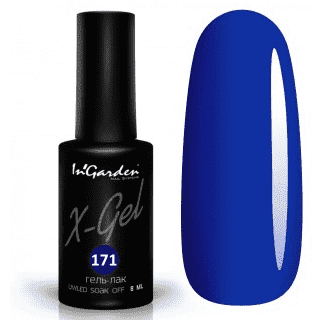 Гель-лак X-Gel №171 Насыщенный синий