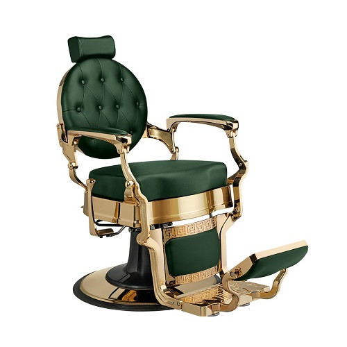Кресло для барбершопа BUZZ Gold Green