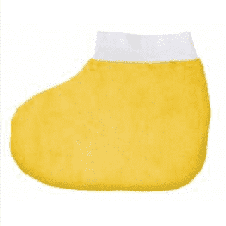 Махровые носки для парафинотерапии, цвет: желтый