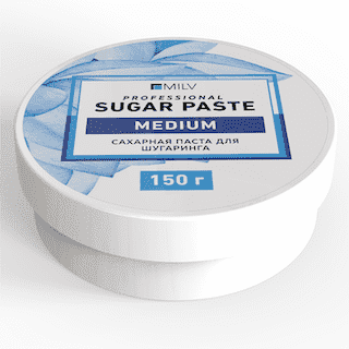 Milv. Сахарная паста для шугаринга "Sugar" СРЕДНЯЯ, 150 гр.