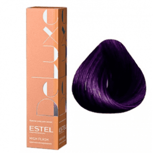Estel. 66 Краска-уход De Luxe, фиолетовый интенсивный (High Flash)