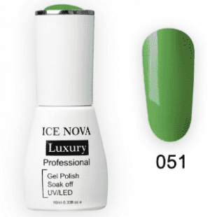Гель-Лак ICE NOVA Luxury 051 Emerald, 10 мл.