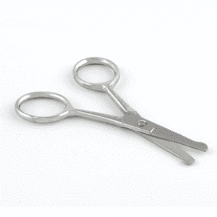 Ножницы для носа (ST) 10 cm (блестящие) CN-301-S