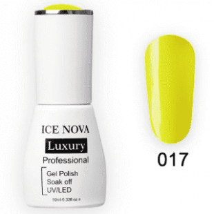Гель-Лак ICE NOVA Luxury 017 Lemon, 10 мл.