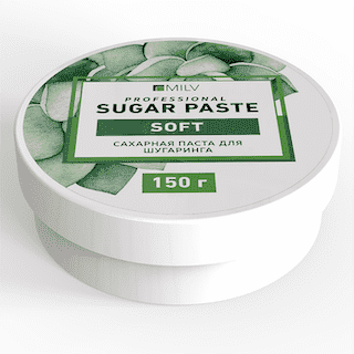 Milv. Сахарная паста для шугаринга "Sugar" МЯГКАЯ, 150 гр.